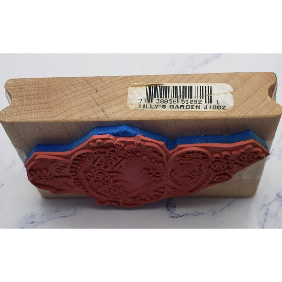 Lillys Garden Spring Gardening Rustic Wood Mounted Rubber Stamp by Stamp Affair - Picture 3 of 7